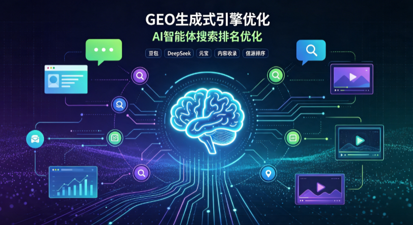 内江GEO 浪潮来袭：生成式引擎优化崛起，创作者争抢豆包、DeepSeek、元宝智能体流量入口